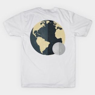 Earth and Moon T-Shirt